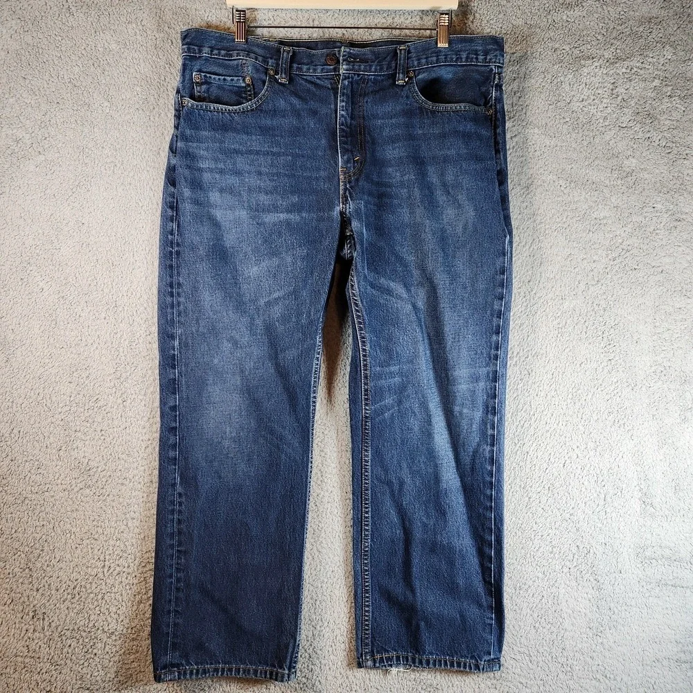 Levi's 559 Jeans‎ Men's 38X30 (Fits 39x29) Blue Denim Pockets Straight Leg